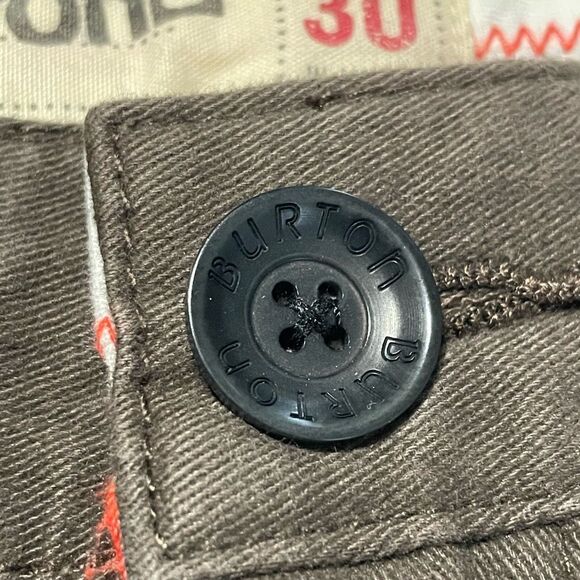 BURTON Men’s Chill 5 Pocket Shorts, Brown, 11” Inseam,  NWT, Size 30 - Picture 4 of 8
